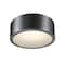 Globe Electric Globe Electric Edinburg 4.02 in. H X 11.03 in. W X 11.03 in. L Black Iron Ceiling Light 60304 - alternate 1